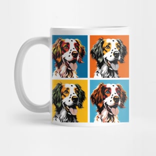 Brittany Pop Art - Dog Lover Gifts Mug